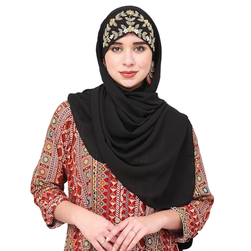 Designer embroidered hijabs online